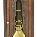 French Brittany Morbier Grandfather Longcase Clock Quimper