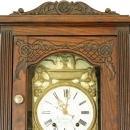 French Brittany Morbier Grandfather Longcase Clock Quimper