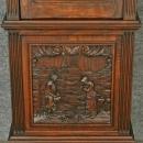 French Brittany Morbier Grandfather Longcase Clock Quimper