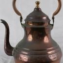 Antique French Country Copper Water Tea Kettle Pitcher