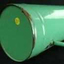 Shabby Style Antique French Country Green Enamelware Pitcher makes a great Vase