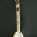 Ornate Antique French Standing Crucifix Cross in Metal, Sacred Heart, Sunburst