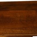 Vintage 1950 Spanish Mission Coffee Table, Solid Oak & Iron