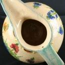 Large Vintage Italian Majolica Painted Pitcher Vase