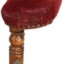 Antique French Prayer Chair or Prie Dieu Kneeler Chair, Mahogany Spindle Design