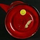 Vintage Bright Red Polish Enamelware Kettle or Teakettle for your Retro Kitchen