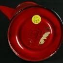 Vintage Bright Red Polish Enamelware Kettle or Teakettle for your Retro Kitchen