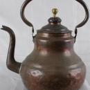 Antique French Country Copper Water Tea Kettle Pitcher