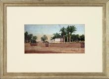 New Print Anonymous Reproduction Framed Seascapes Coastal Mediterranean Re WA-89