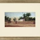 New Print Anonymous Reproduction Framed Seascapes Coastal Mediterranean Re WA-89