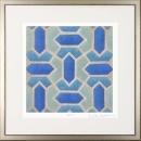 New Fine Art Giclee Print, Blue Brilliant Symmetry, Judeen Young, Framed/Number