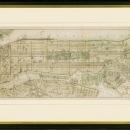 New Print Roger Sherman Reproduction Framed Maps Map of New York City Rec WA-393