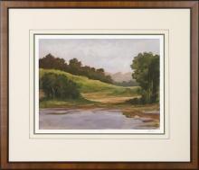 New Print Ethan Harper Reproduction Framed Landscapes Spring Light Rectan WA-231