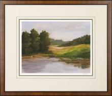 New Print Ethan Harper Reproduction Framed Landscapes Spring Light Rectan WA-234