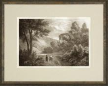 New Print Anonymous Reproduction Framed Landscapes Etched Landscapes Rect WA-104