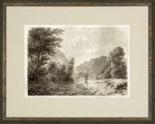 New Print Anonymous Reproduction Framed Landscapes Etched Landscapes Rect WA-101