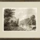 New Print Anonymous Reproduction Framed Landscapes Etched Landscapes Rect WA-101
