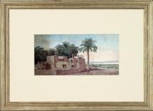 New Print Anonymous Reproduction Framed Seascapes Coastal Mediterranean Re WA-90
