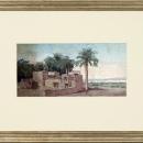 New Print Anonymous Reproduction Framed Seascapes Coastal Mediterranean Re WA-90