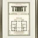 New Print Sieur de Neufforge Reproduction Framed Architecture DeNeufforge WA-409