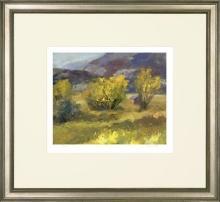 New Fine Art Giclee Print, Chun Wang Landscape, Mountain/Prairie, Yellow Bushes