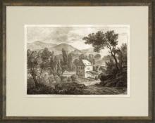 New Print Anonymous Reproduction Framed Landscapes Etched Landscapes Rect WA-106