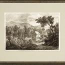 New Print Anonymous Reproduction Framed Landscapes Etched Landscapes Rect WA-106
