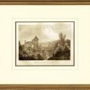 New Print Anonymous Reproduction Framed Landscapes French Countryside Vie WA-115