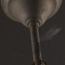 Spanish Mission Style Black Wrought Iron Chandelier, Vintage, Round, 6 Lights