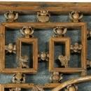 Large Antique Chinese Window Screen Geometric Folk Art