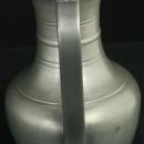 Vintage French Pewter Pitcher Flagon Tankard Rose Stamp