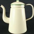 1920 Kettle Green White/Cream Kitchenware Enamel 5-522-0