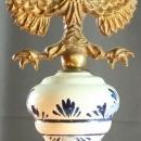 Vintage 1950 Blue Delft Chandelier from Holland, Hand Painted, 8 Arms