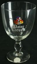 Vintage Belgian Abbey Ale Pater Lieven Beer Glass for your barware collection