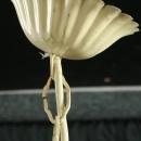 Vintage 1950 French Chandelier, Shabby Elegance/Cottage, Blue Flowers, 3 Arms