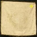 1950 Table Linen White/Cream Decorative Velvet/Velour Square 15A-2-0
