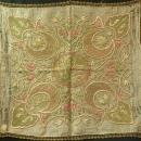 1950 Table Linen Natural Decorative Silk Hand-Crocheted Square 15A-4-0