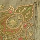 1950 Table Linen Natural Decorative Silk Hand-Crocheted Square 15A-4-0