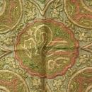 1950 Table Linen Natural Decorative Silk Hand-Crocheted Square 15A-4-0