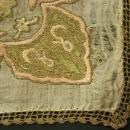 1950 Table Linen Natural Decorative Silk Hand-Crocheted Square 15A-4-0