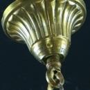 Vintage French Rococo Chandelier, 8-Arm, Ornate, Grape Finial, Medium Size