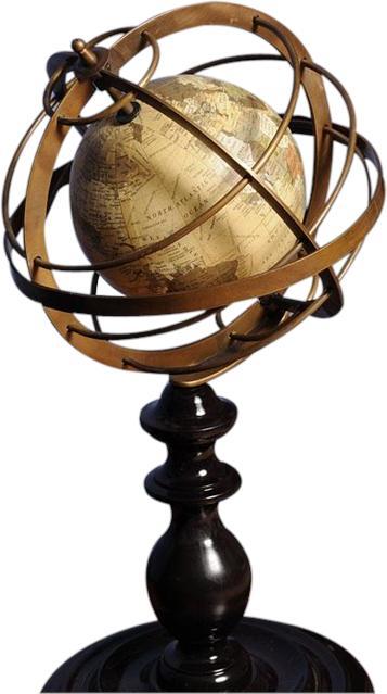 Armillary Sphere Brass Metal Rings New