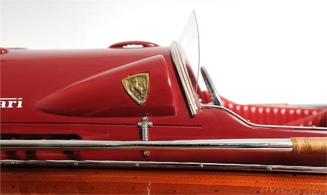 Model Motorboat Ferrari Hydroplane Boat Red
