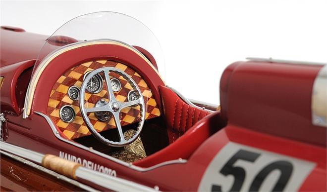 Model Motorboat Ferrari Hydroplane Boat Red