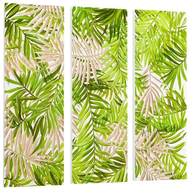 Wall Art CYAN DESIGN Amazon Green White Wood