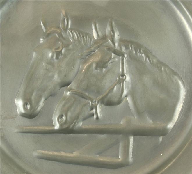 Plate Decorative Pewter 1950 12-392-