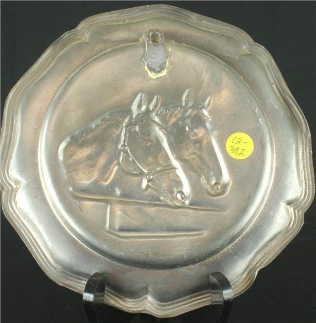 Plate Decorative Pewter 1950 12-392-