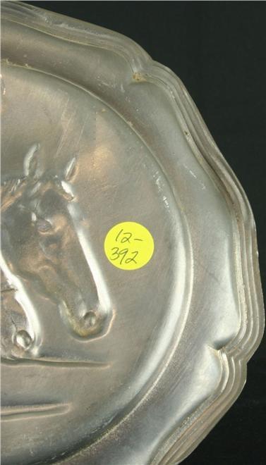Plate Decorative Pewter 1950 12-392-