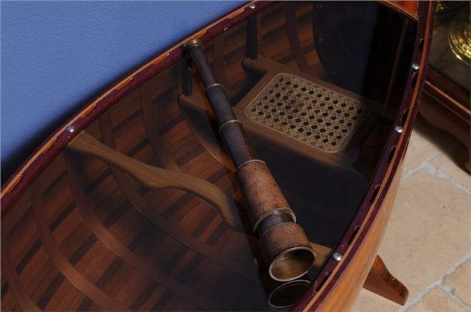 Telescope Hand-Held Wood Box New OM-13