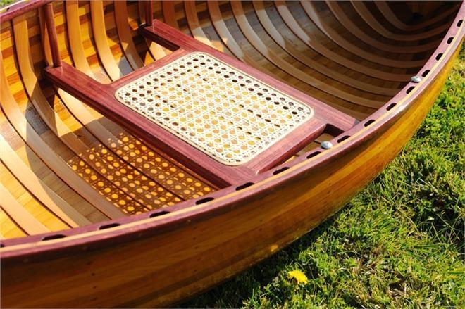 Canoe With Ribs 6-Ft Wooden Western Red